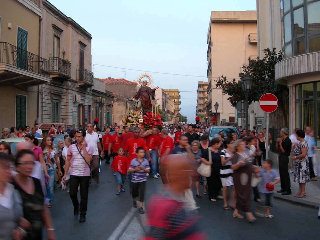 The procession continues