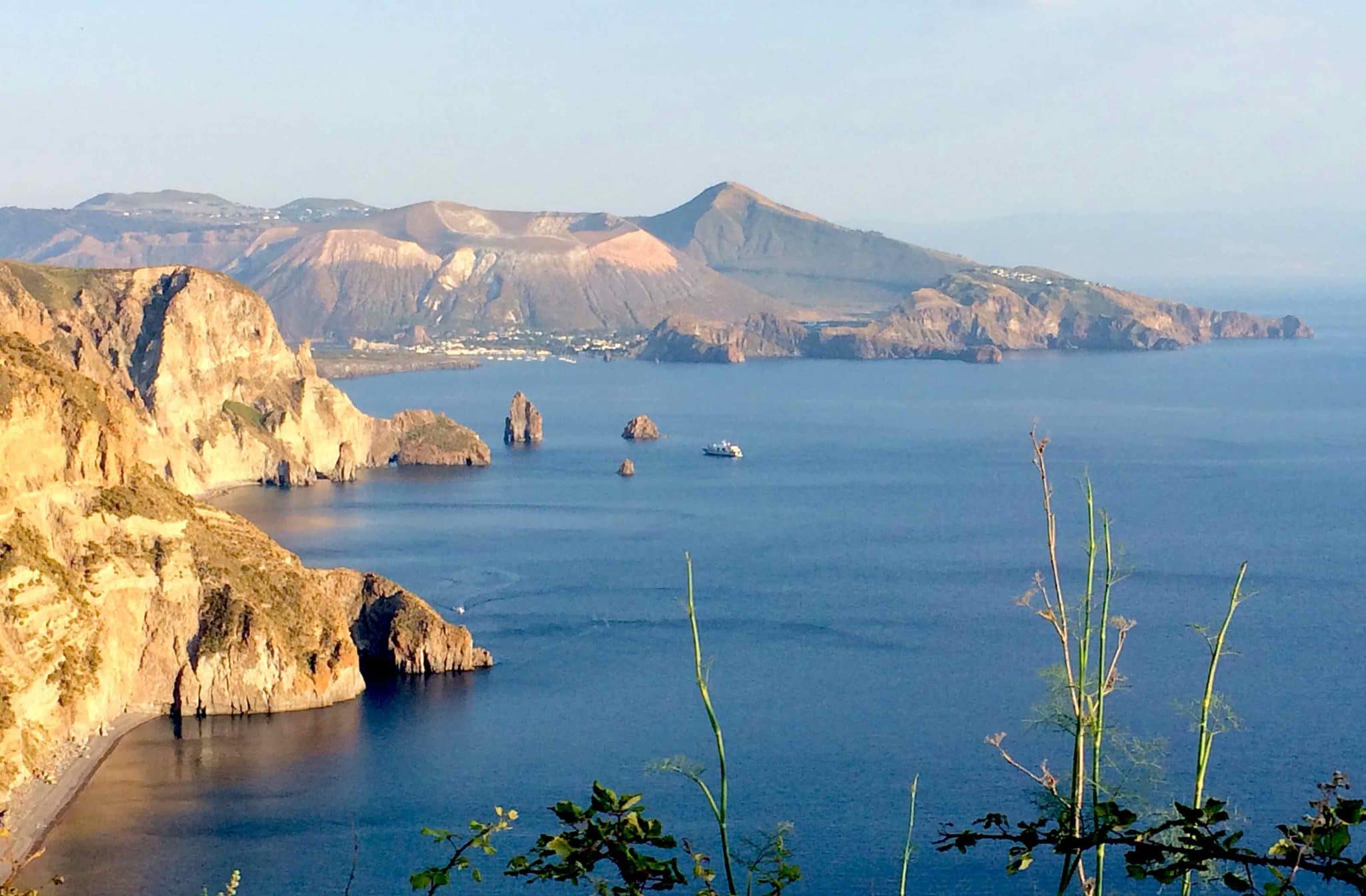Vulcano island from Lipari