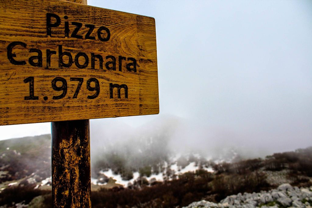 The top of Pizzo Carbonara