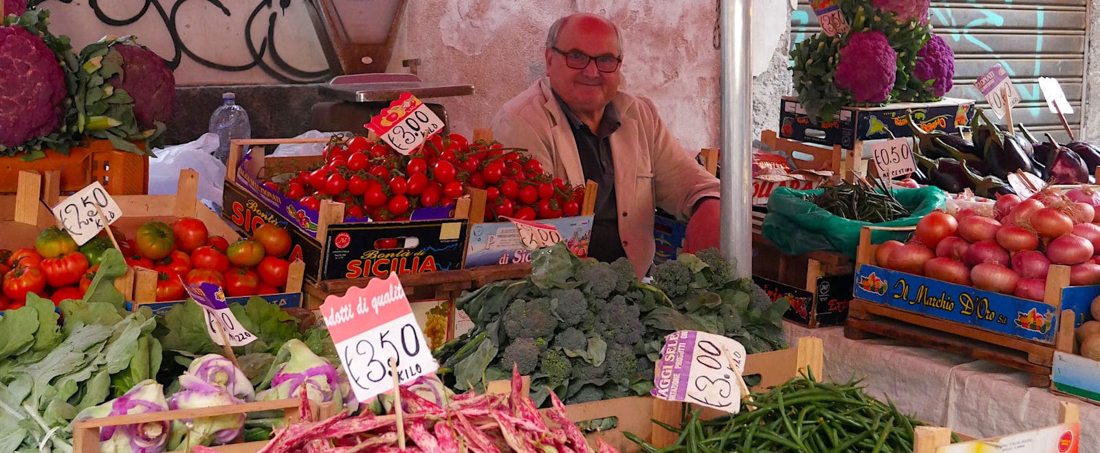 market in Siracusa