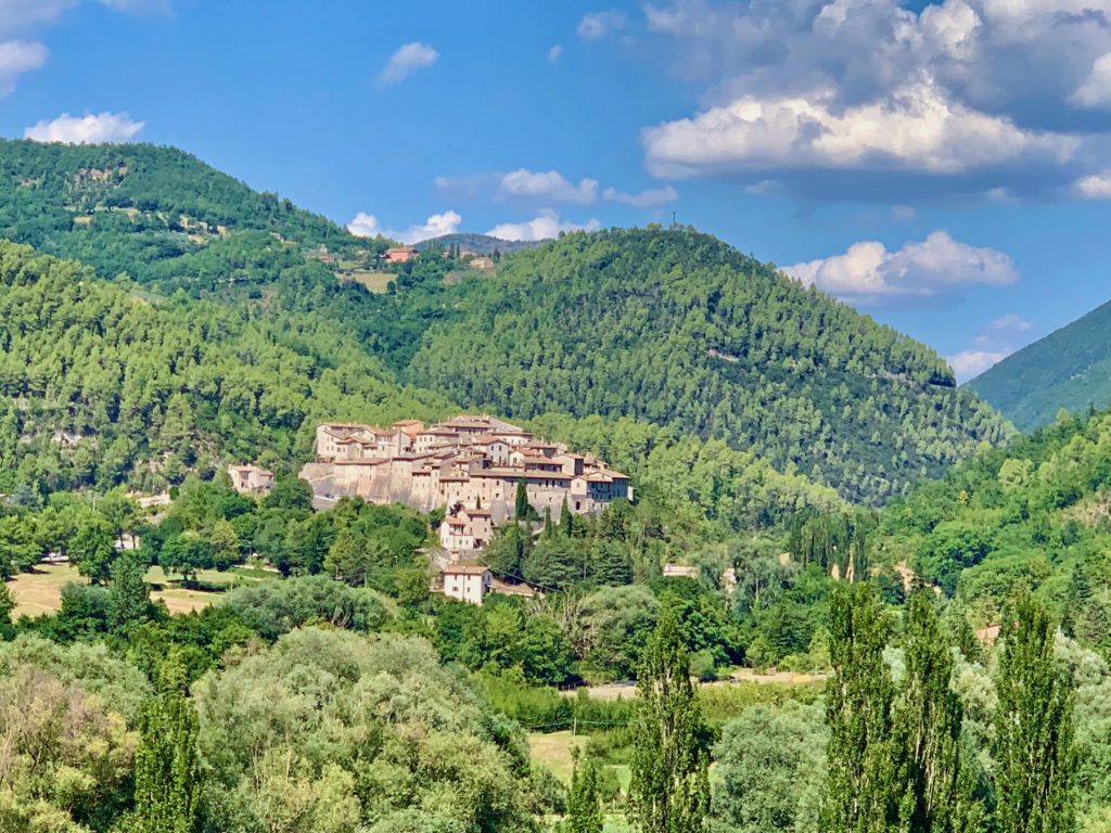 Village on the route to Spoleto