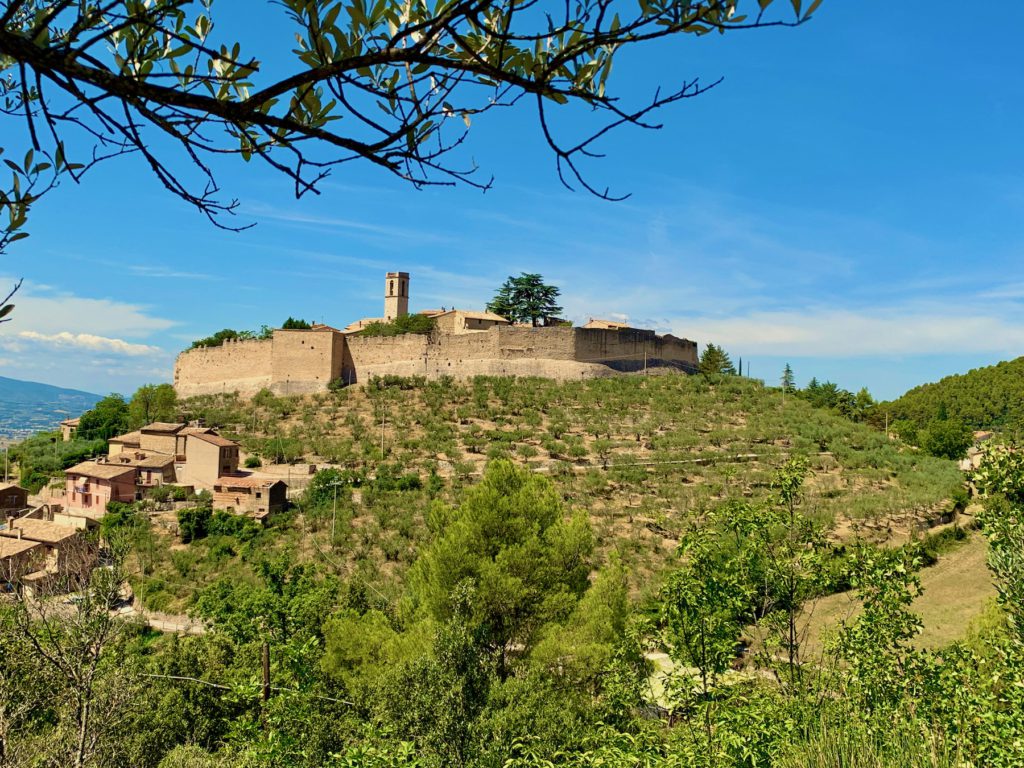 Campello Alto on the route to Trevi, Umbria