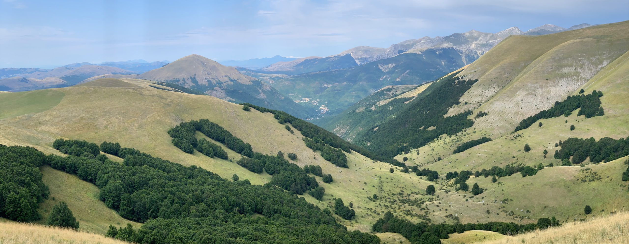 View over to le Marche