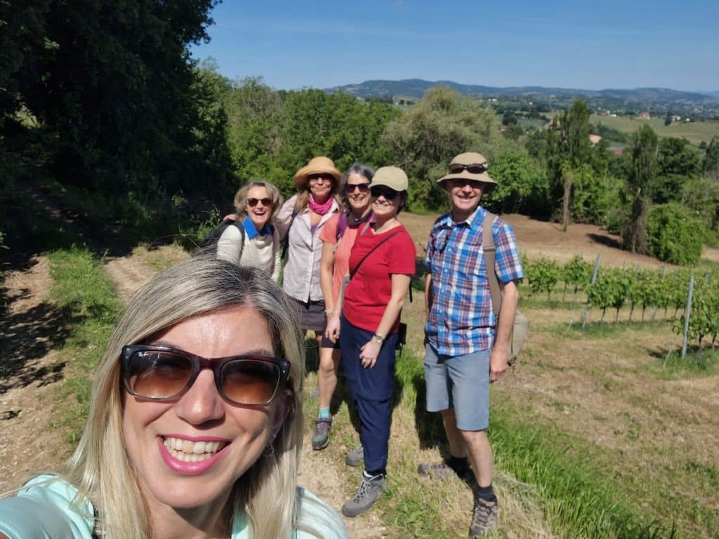 In the vineyards near Bevagna