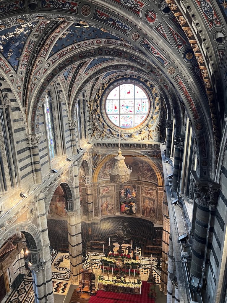 Interior of the cathedral of Siena