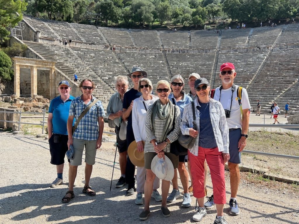 The theatre at Epidauros