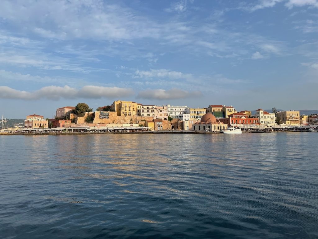 The Venetian port of Chania