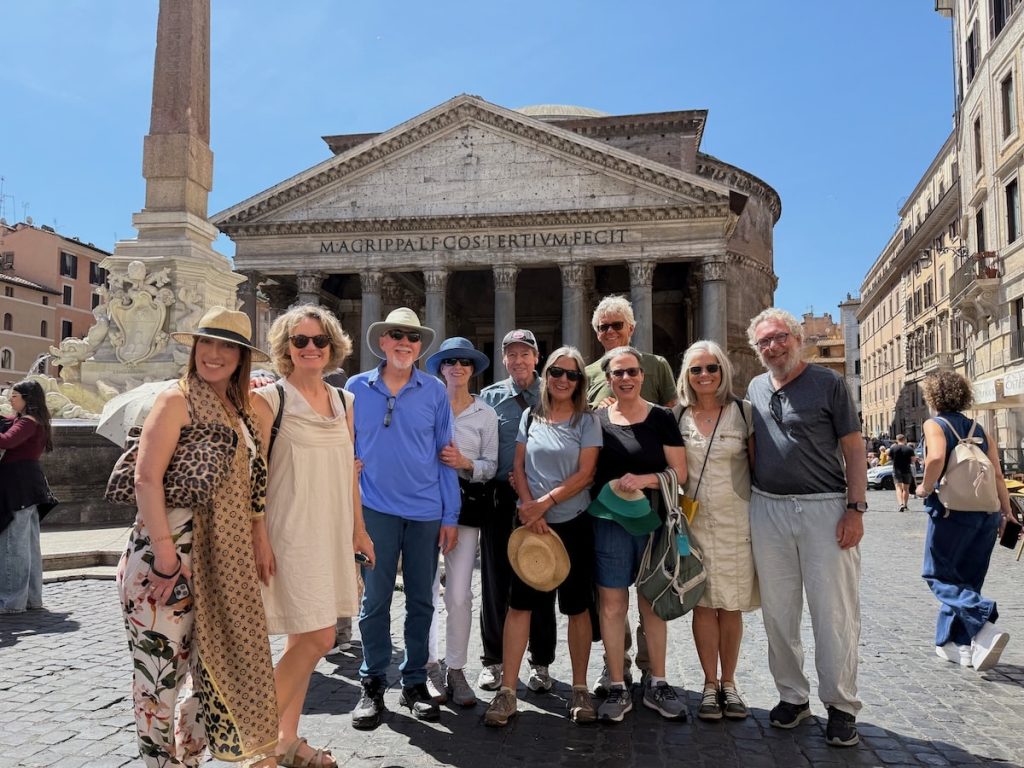 Outside the Pantheon