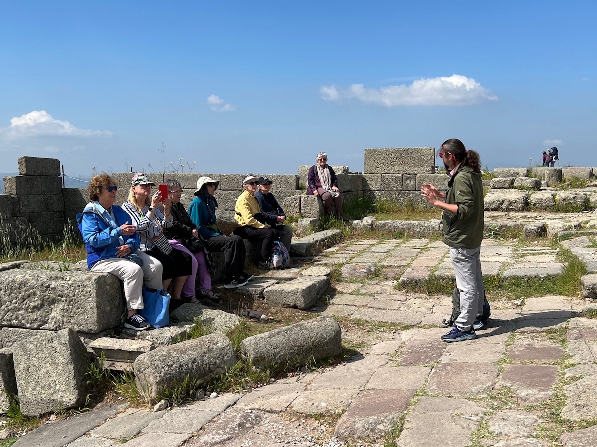 Our Guide at Pergamon